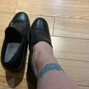 Women's Black Leather Shoes